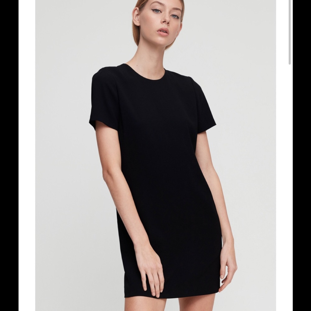 Babaton Patricio Black mini shift dress size 2